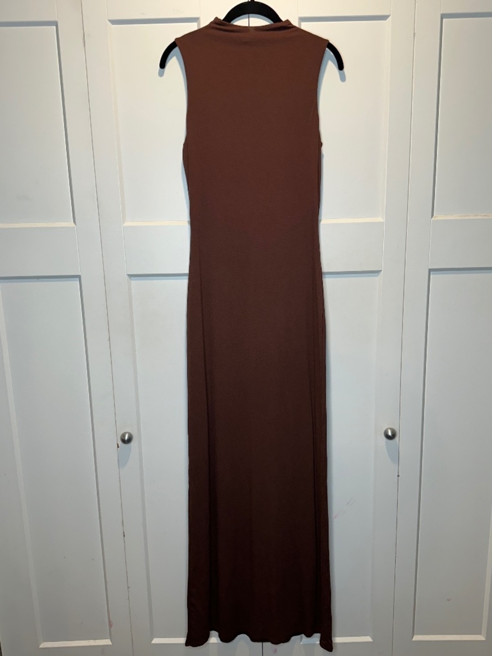 Naked Wardrobe Chocolate Dress, Sz L NWT